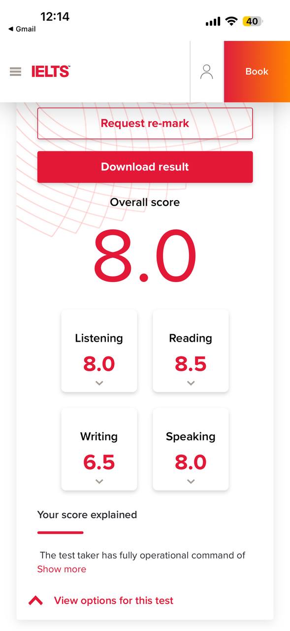 Additional IELTS documentation